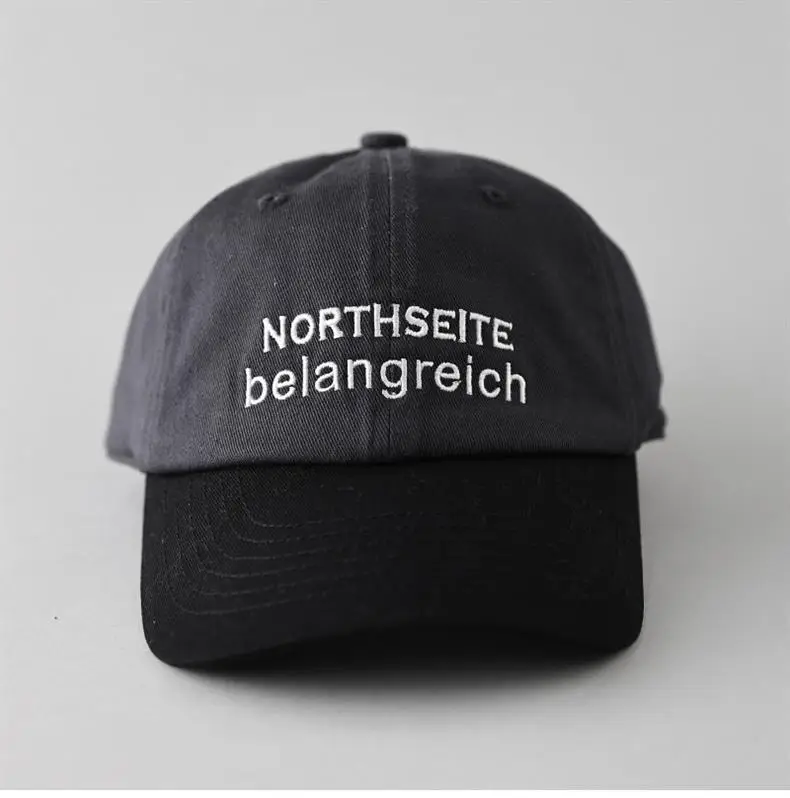 North Sea Blue Letter Embroidered Baseball Cap for Men Women — feature 5