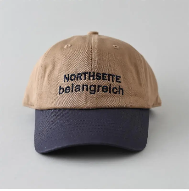North Sea Blue Letter Embroidered Baseball Cap for Men Women — feature 7