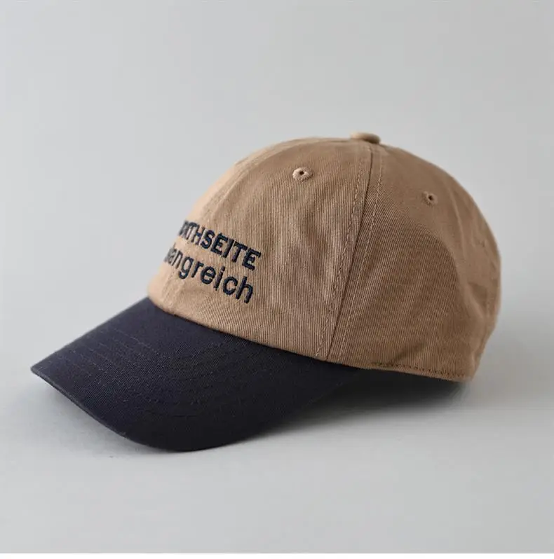North Sea Blue Letter Embroidered Baseball Cap for Men Women — feature 8