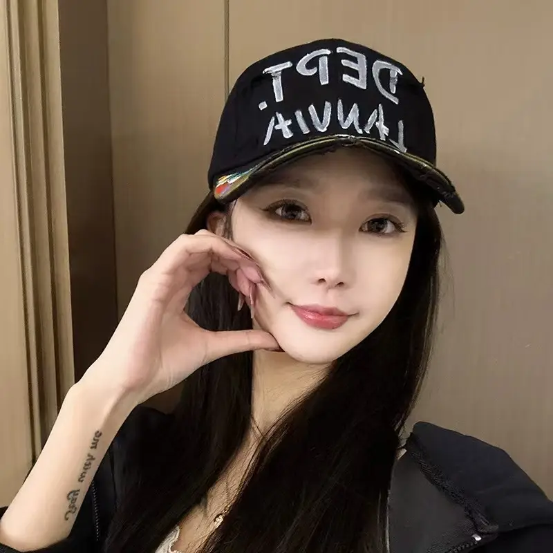 Dept. Lanvik Ripped Cap Women Men Spring Summer Hip Hop — feature 22