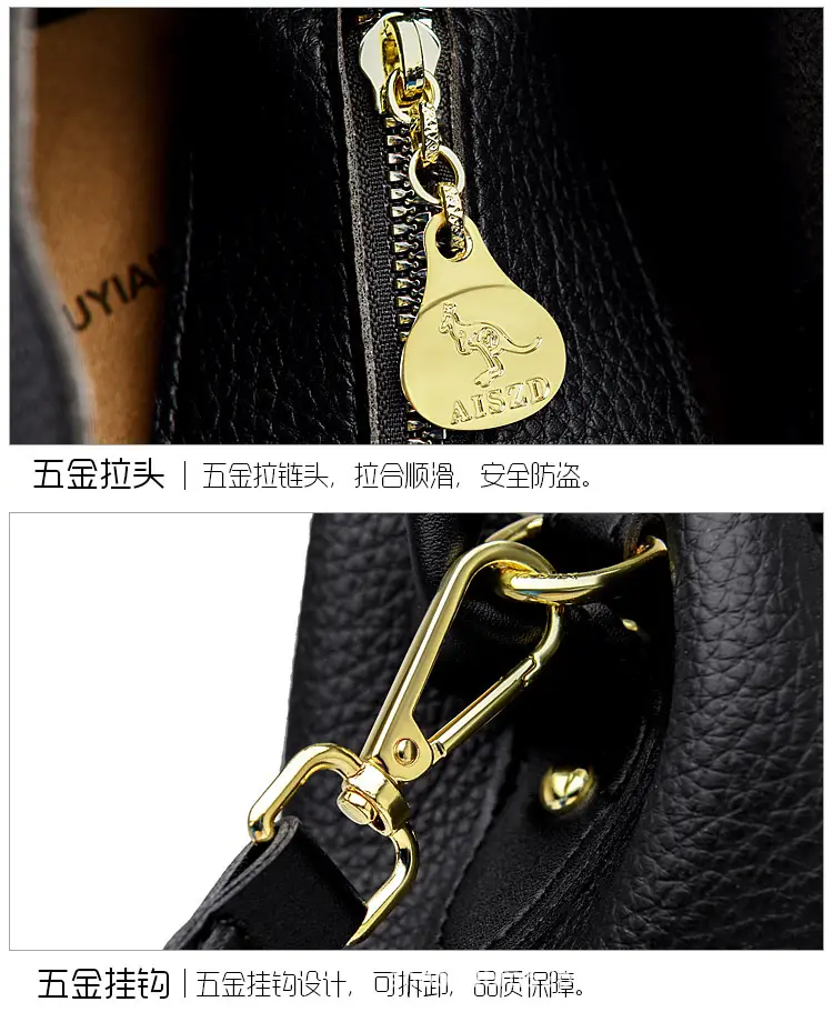 Women's Cream Bucket Bag with Bow 2025 — feature 9