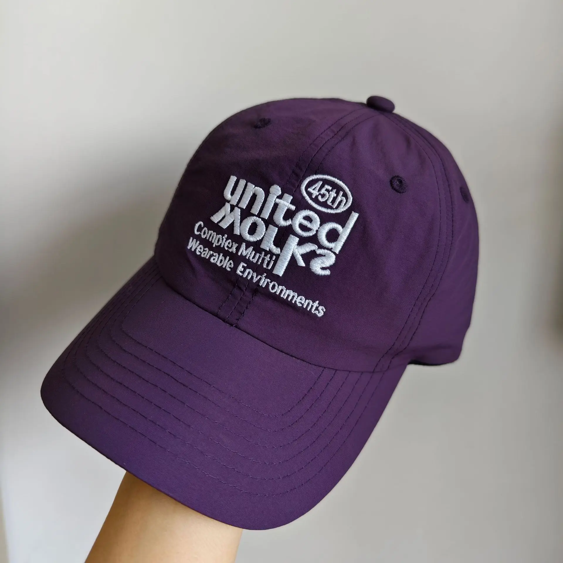 Men's Purple Unstitched Cap with "Unstitched" Design - Image 6