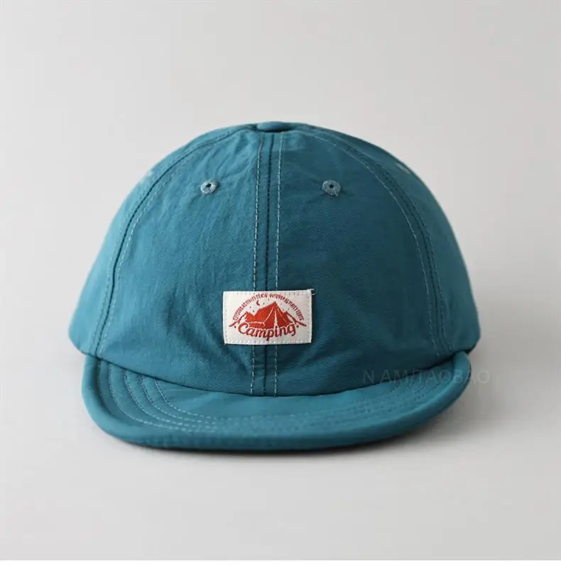 Blue Men's Beige Black Patch Cap Outdoor Mountaineering — feature 8