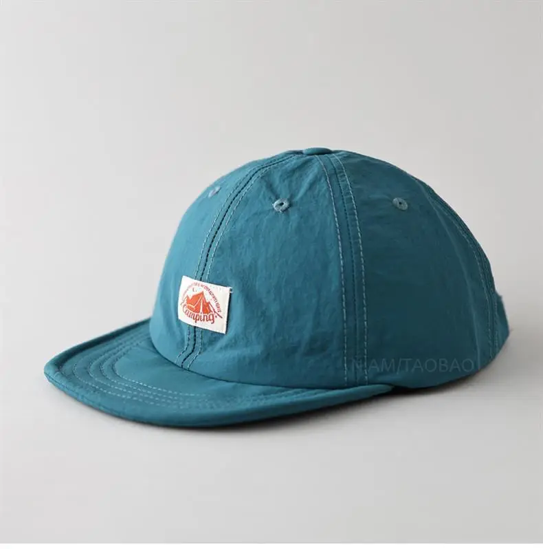 Blue Men's Beige Black Patch Cap Outdoor Mountaineering — feature 9