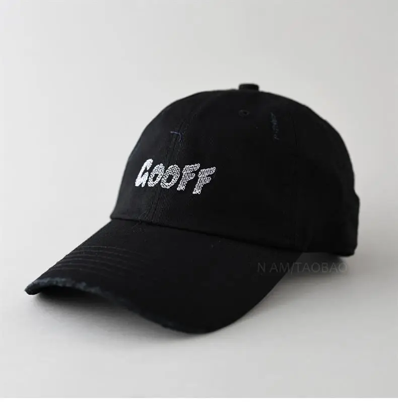 Beige Korean Letter Printed Baseball Cap for Women & Men — feature 4