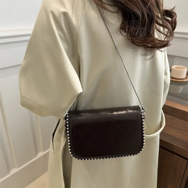 Red Square Shoulder Bag for Women 2025 Spring Summer luggage and leather goods