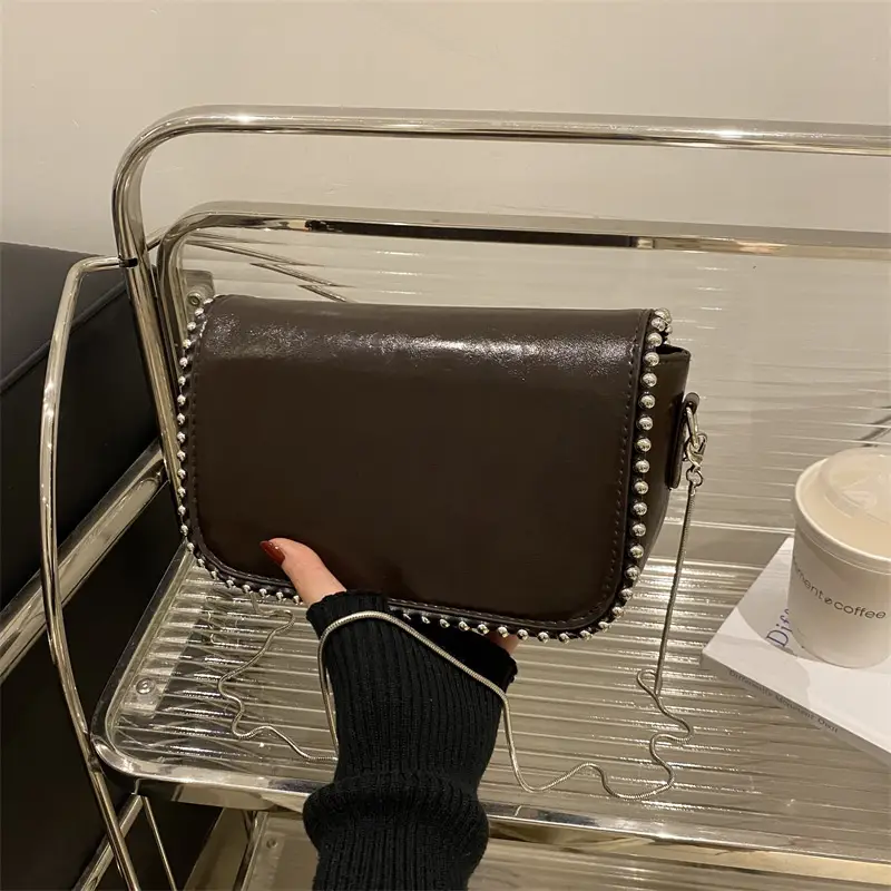 Red Square Shoulder Bag for Women 2025 Spring Summer luggage and leather goods