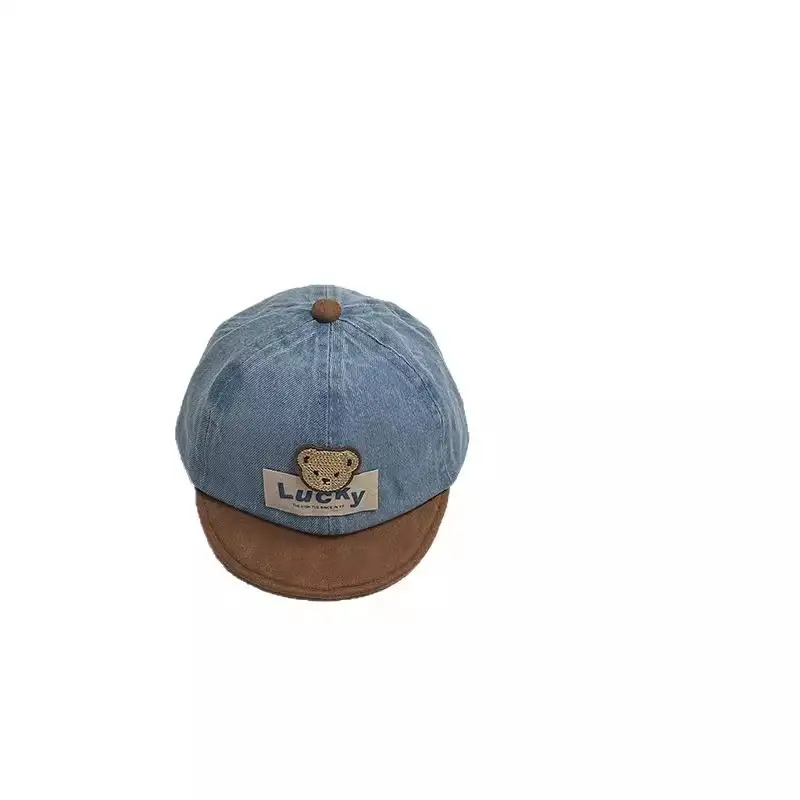 Children's Blue Bear Bear Cap with Soft Bristle - Image 8