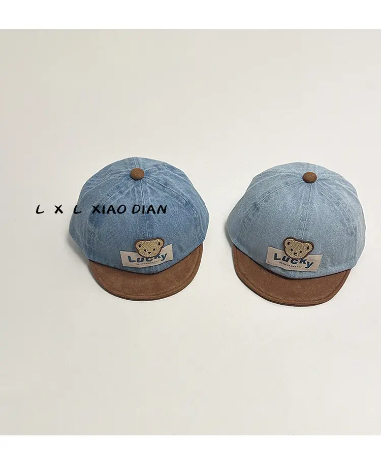 Children's Blue Bear Bear Cap with Soft Bristle — feature 9
