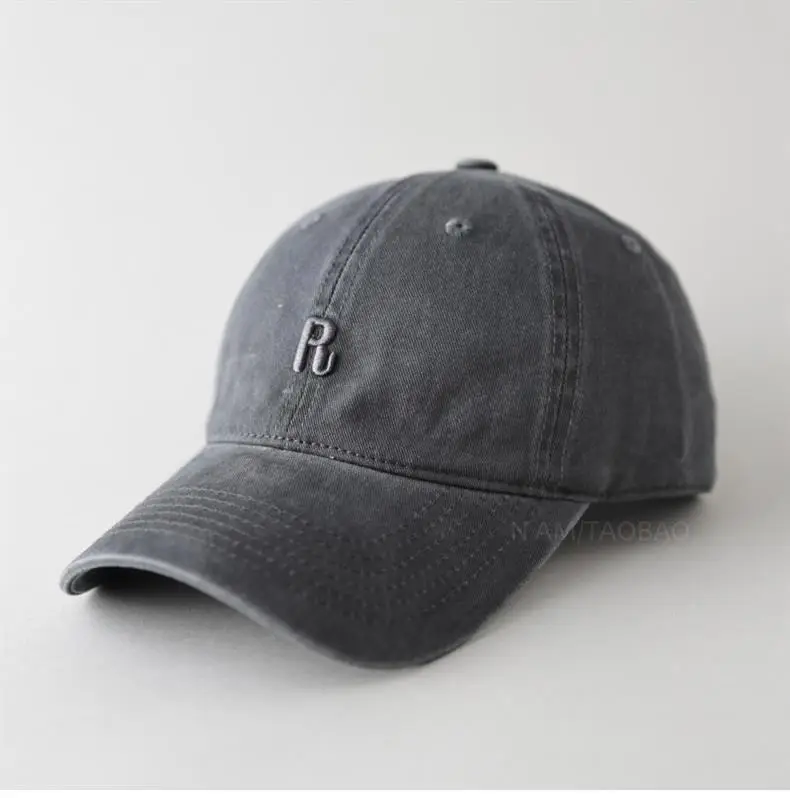 Navy Blue Three-Dimensional Letter Cap for Men Women — feature 4