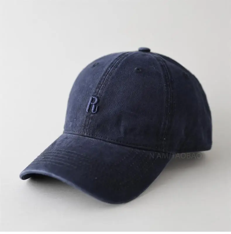 Navy Blue Three-Dimensional Letter Cap for Men Women — feature 7
