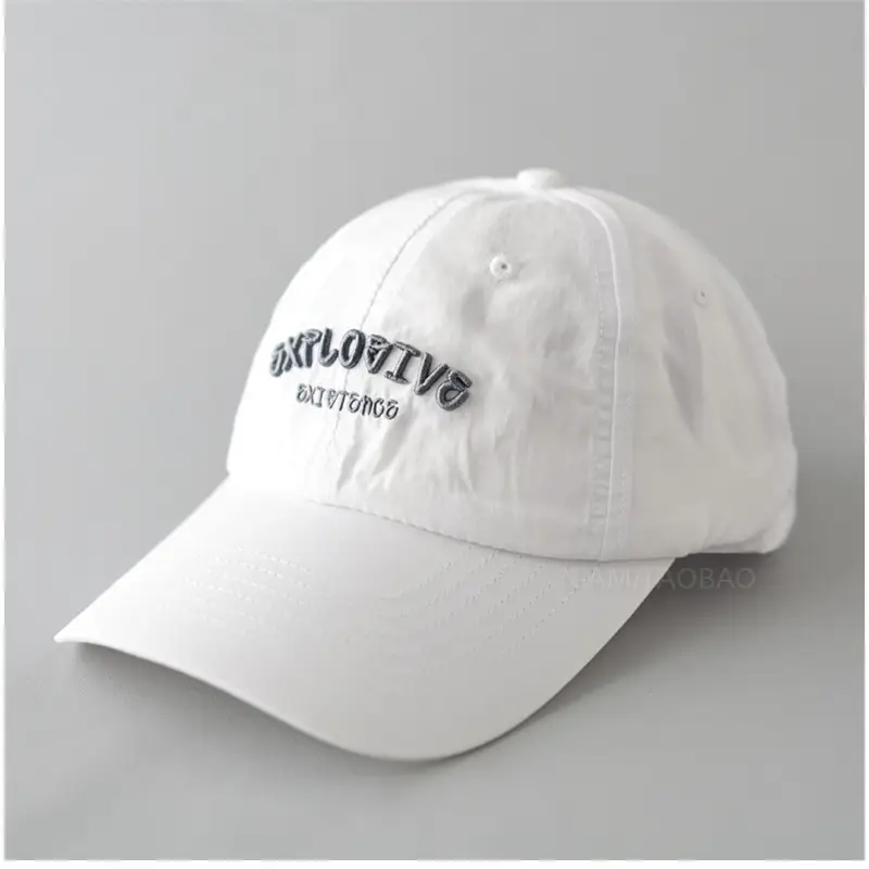 Men 3D Embroidered Baseball Cap Brown NAMA - Image 8