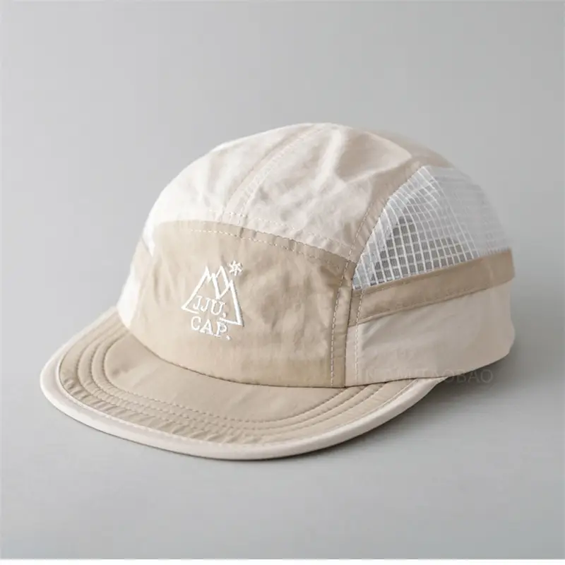 Men's Green Mesh Baseball Cap with Logo - Image 7