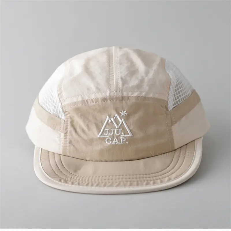 Men's Green Mesh Baseball Cap with Logo - Image 8