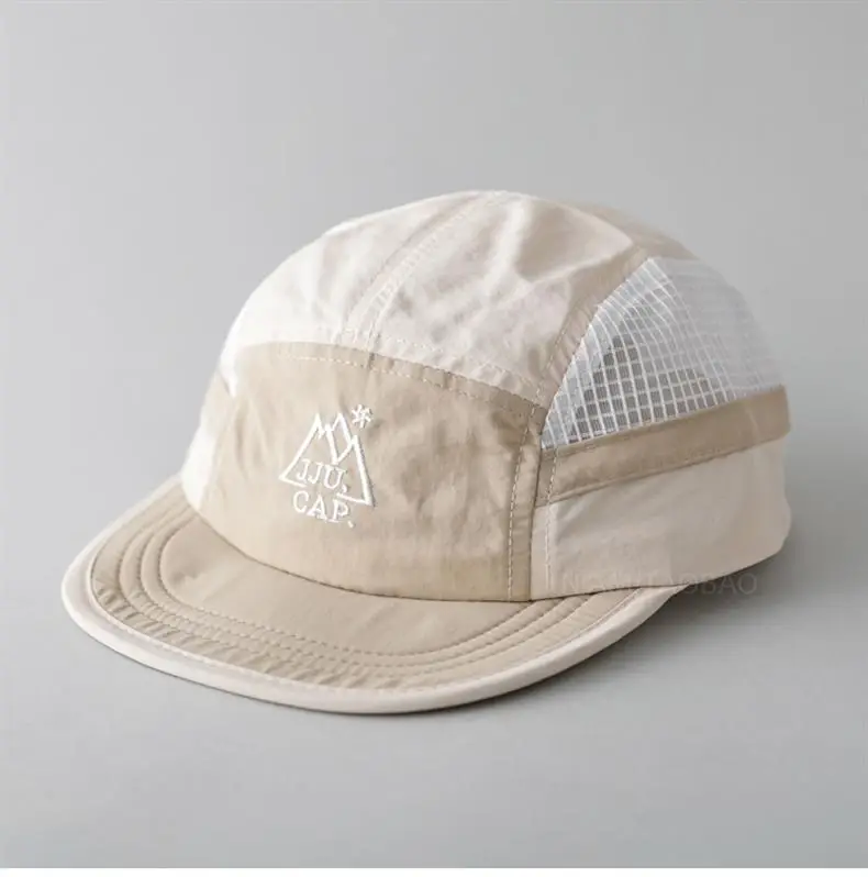 Men's Green Mesh Baseball Cap with Logo — feature 3