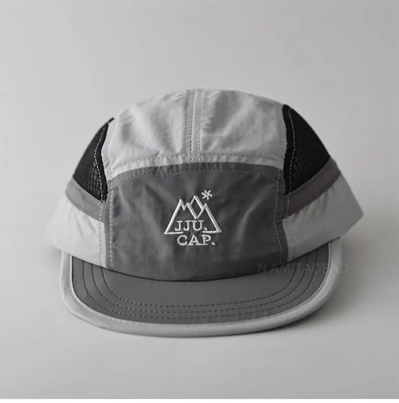 Men's Green Mesh Baseball Cap with Logo — feature 5