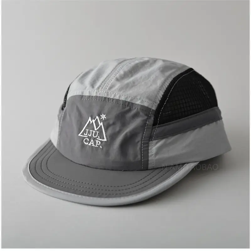 Men's Green Mesh Baseball Cap with Logo - Image 3