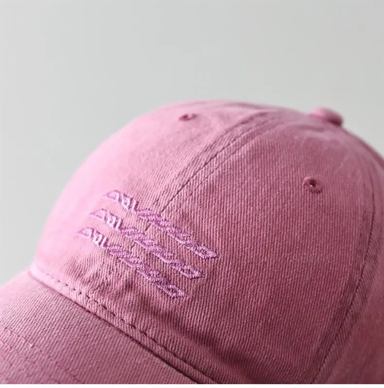 Brown Embroidered Baseball Cap for Men Women — feature 12