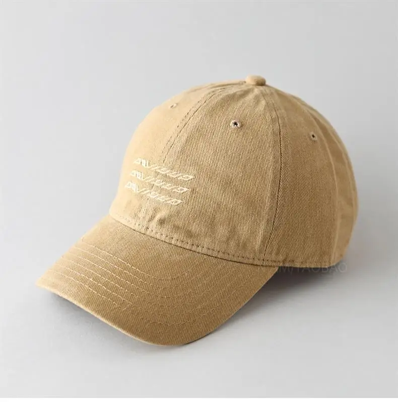 Brown Embroidered Baseball Cap for Men Women — feature 6