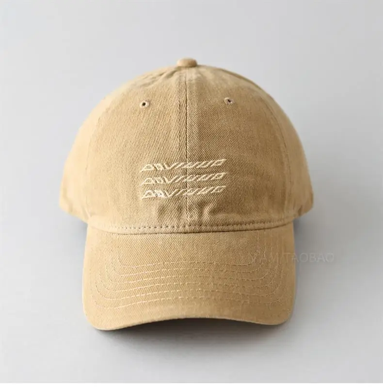 Brown Embroidered Baseball Cap for Men Women — feature 7