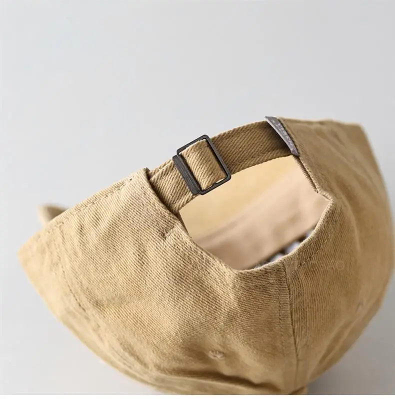 Brown Embroidered Baseball Cap for Men Women — feature 9