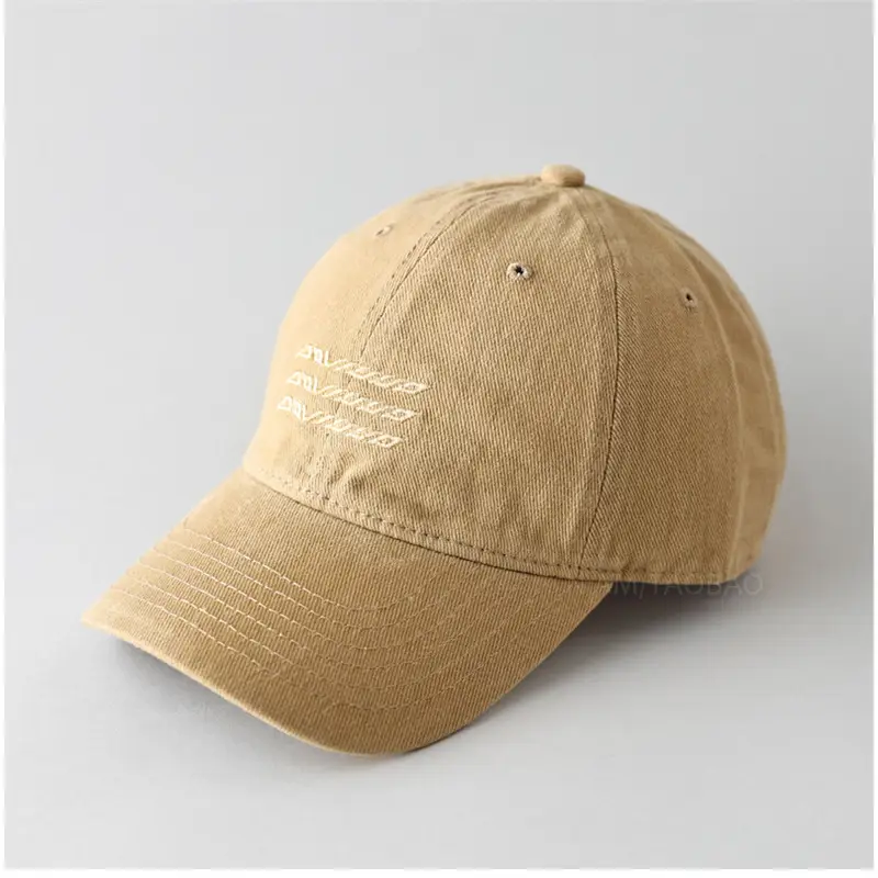 Brown Embroidered Baseball Cap for Men Women - Image 6