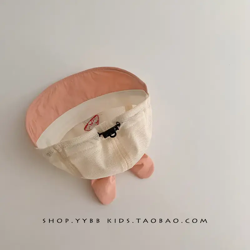 Baby Cap Sun Hat for Boys Girls Beige Big Brim - Image 7
