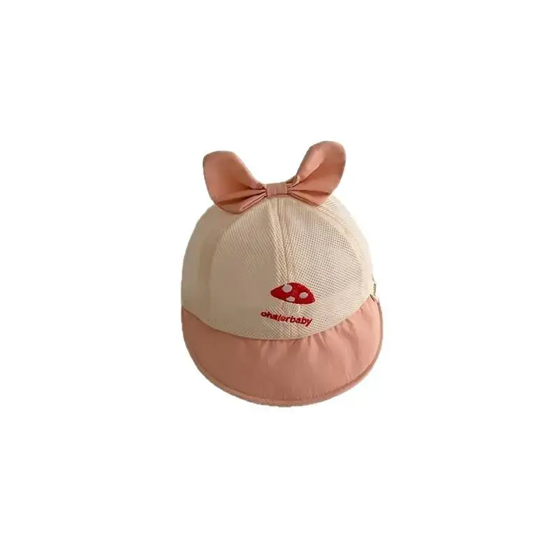 Baby Cap Sun Hat for Boys Girls Beige Big Brim - Image 8