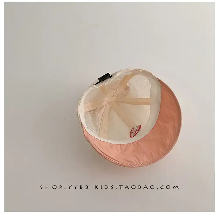 Baby Cap Sun Hat for Boys Girls Beige Big Brim — feature 10