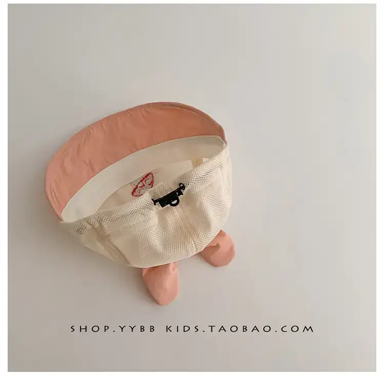 Baby Cap Sun Hat for Boys Girls Beige Big Brim — feature 9