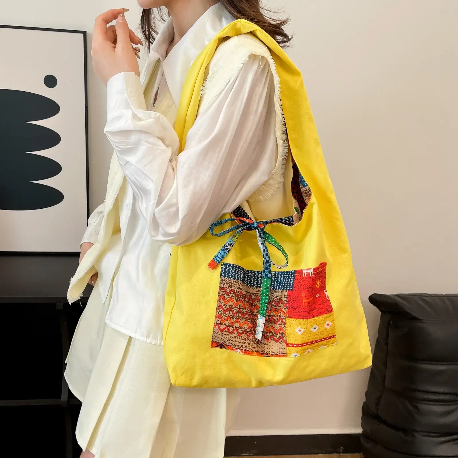 2025 Ethnic Floral Patchwork Shoulder Bag for Women — feature 16