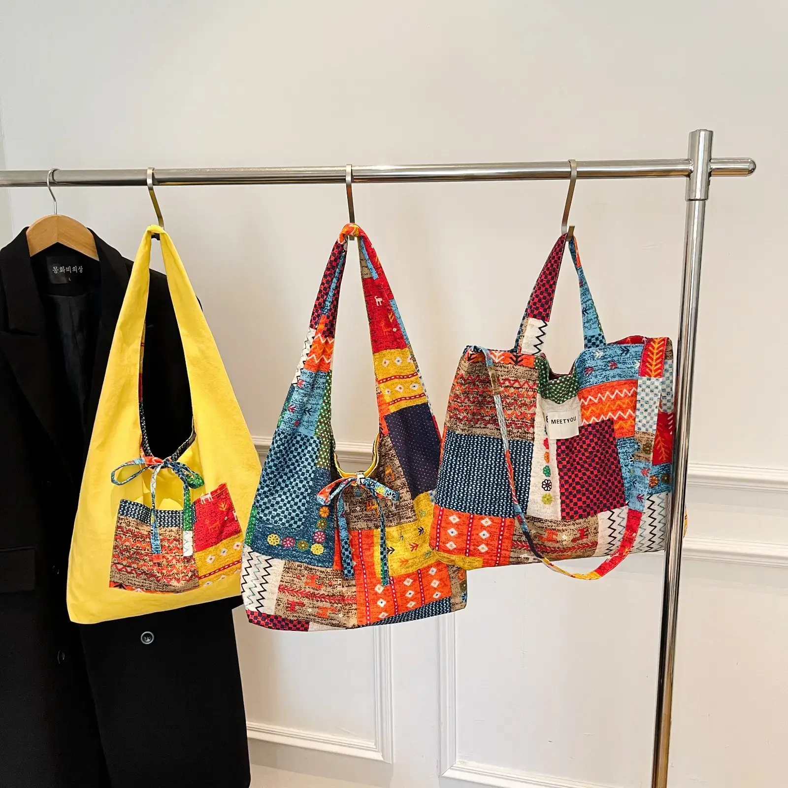2025 Ethnic Floral Patchwork Shoulder Bag for Women — feature 24