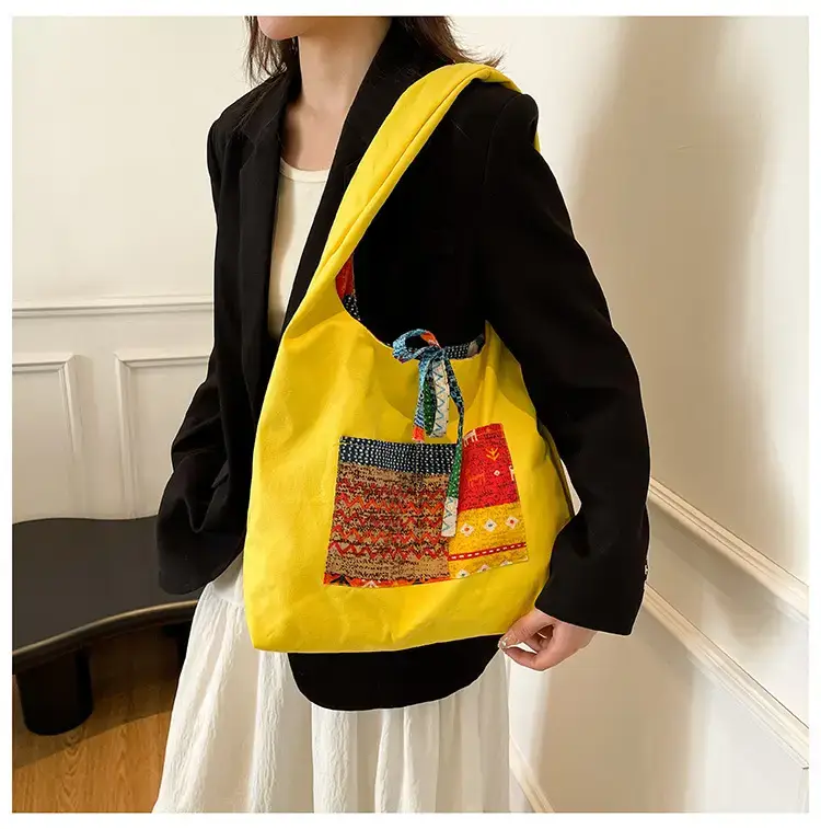2025 Ethnic Floral Patchwork Shoulder Bag for Women — feature 26