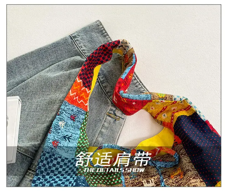 2025 Ethnic Floral Patchwork Shoulder Bag for Women — feature 6