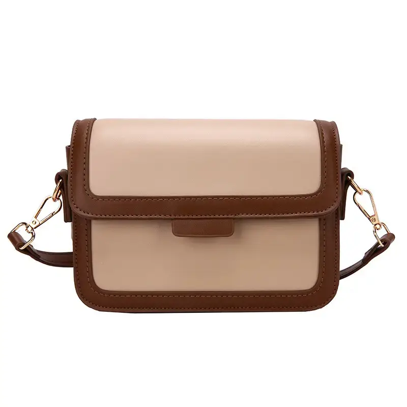 Women's 2022 Shoulder Bag Beige Brown Leather Crossbody - Image 8
