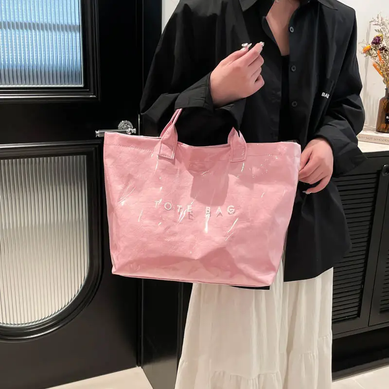 2025 Dupont Paper Tote Bag Large Capacity Women's Casual