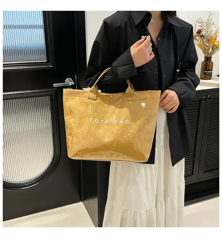 2025 Dupont Paper Tote Bag Large Capacity Women's Casual — feature 2