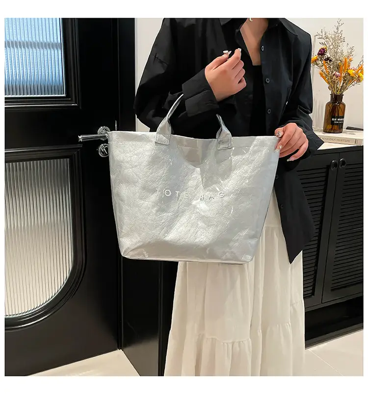 2025 Dupont Paper Tote Bag Large Capacity Women's Casual — feature 22