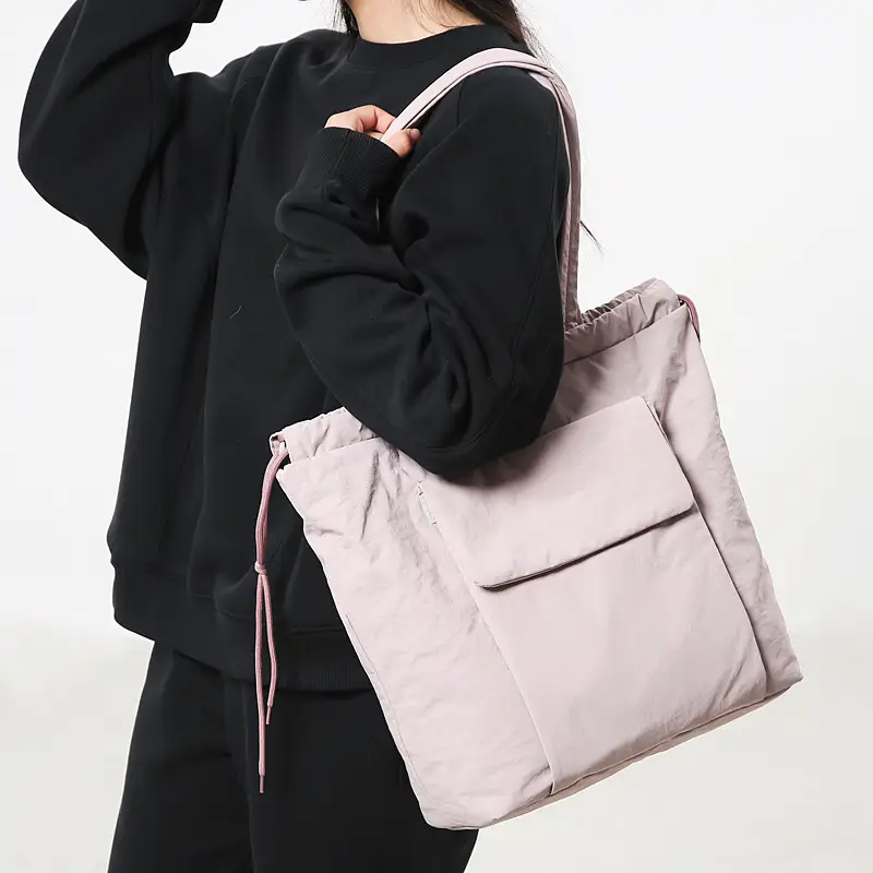 2026 Spring Women's Large Capacity Crossbody Bag Beige - Image 6