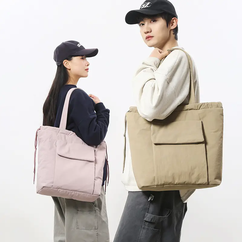 2026 Spring Women's Large Capacity Crossbody Bag Beige - Image 9