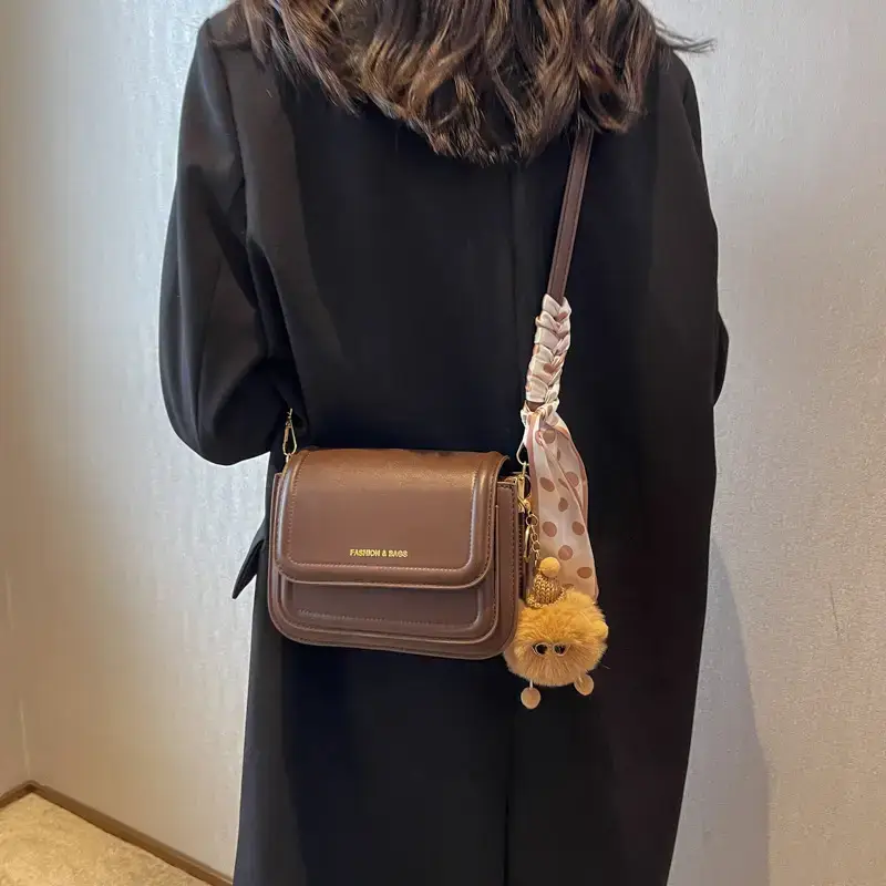 Retro Brown Crossbody Bag for Women 2024 - Image 8