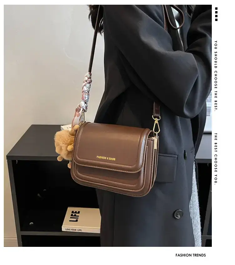 Retro Brown Crossbody Bag for Women 2024 — feature 1