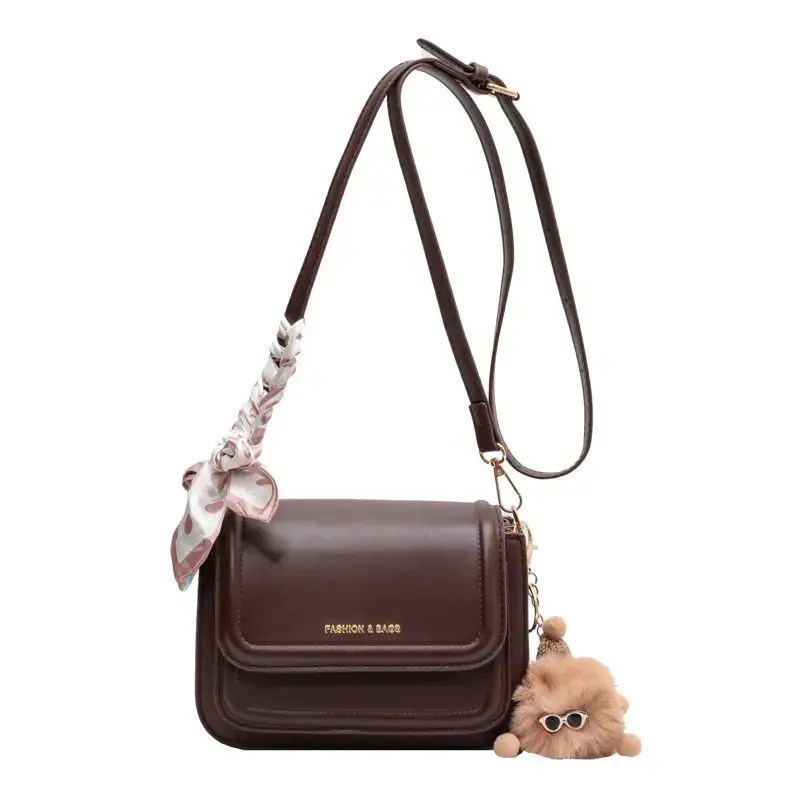 Retro Brown Crossbody Bag for Women 2024 - Image 3