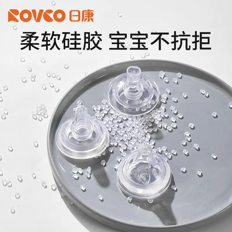 Rikang Baby Bottle Baby 6 Months -3 Years Old and Over Learn to Drink PPSU Drop-Resistant Wide Diameter Straight Straight Drink Milk