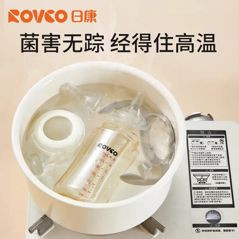 Rikang Baby Bottle Baby 6 Months -3 Years Old and Over Learn to Drink PPSU Drop-Resistant Wide Diameter Straight Straight Drink Milk