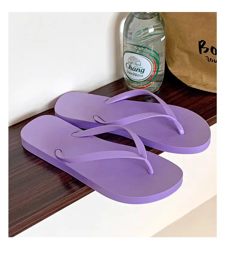 2025 Women's White Silicone Flip Flops Summer Beach Wear — feature 13
