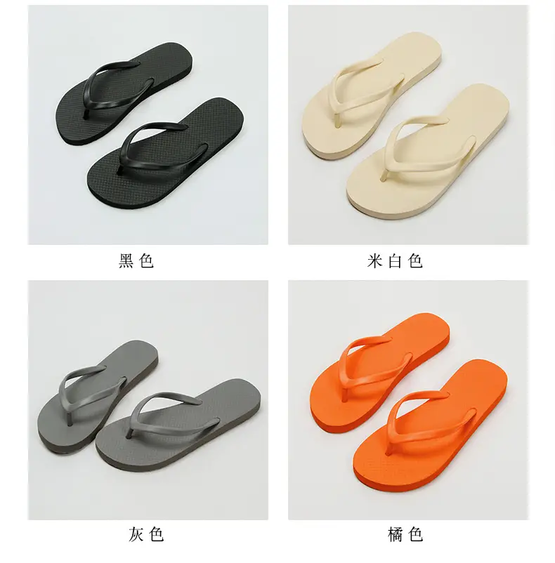2025 Women's White Silicone Flip Flops Summer Beach Wear — feature 4
