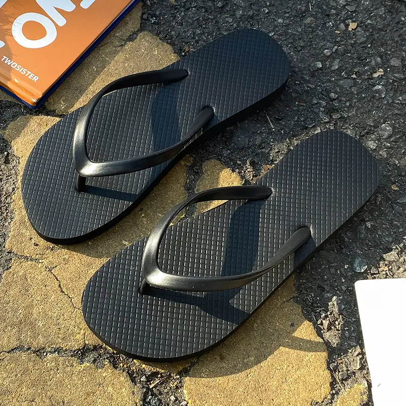 2025 Women's White Silicone Flip Flops Summer Beach Wear