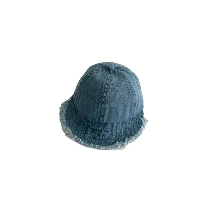 Baby Denim Hat Blue Winter Sunshade Cap - Image 8