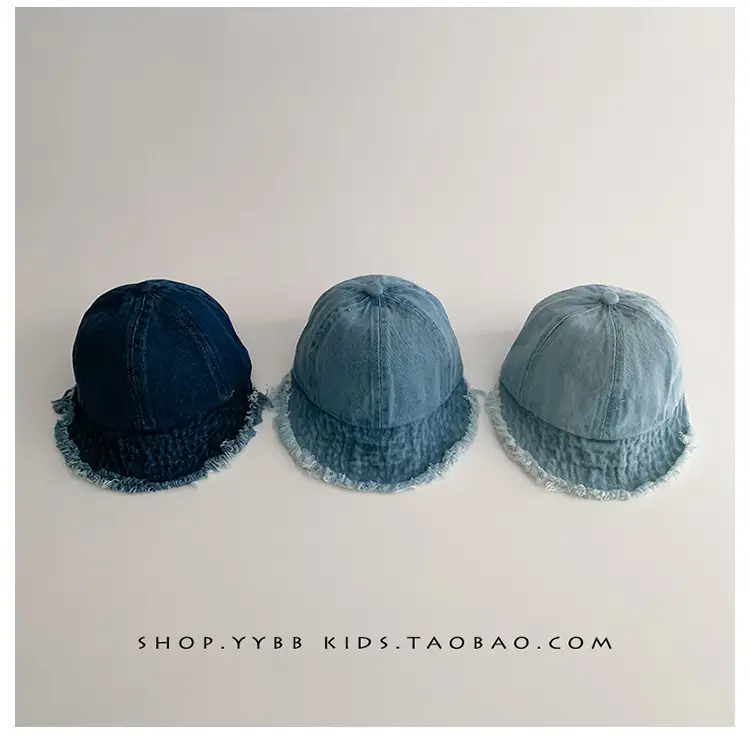 Baby Denim Hat Blue Winter Sunshade Cap — feature 11